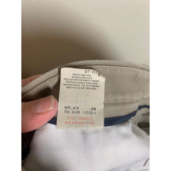 Dockers Individual Fit Khakis Chinos Pleated Pants Golf Casual Men's Size 33x30 - Picture 8 of 8